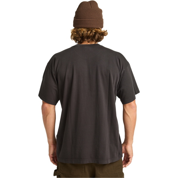 2025 Billabong Mens OG Wave Washed T-Shirt EBYKT00113 - Washed Black
